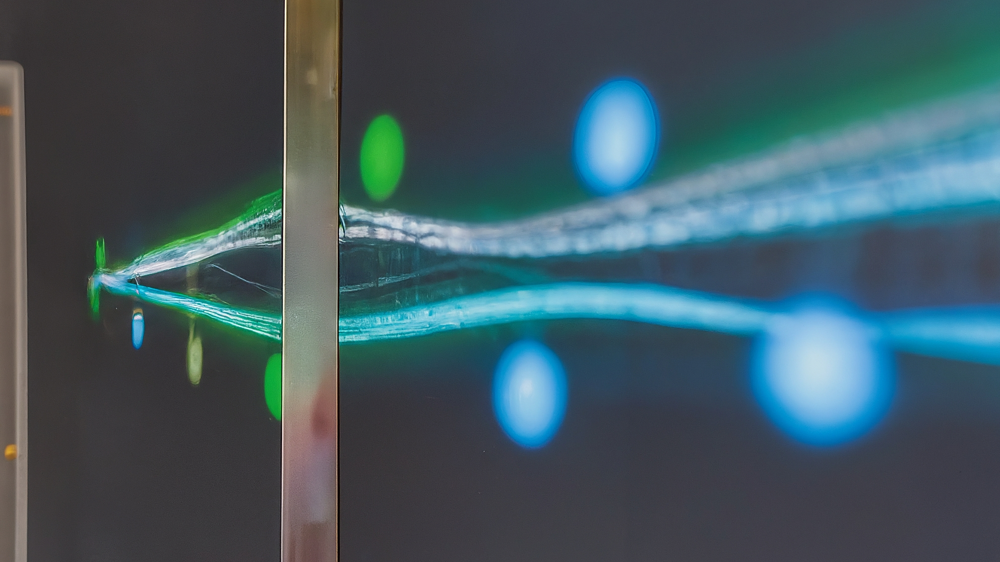 Educational image about trading strategies, abstract strategic elements, green and blue colors